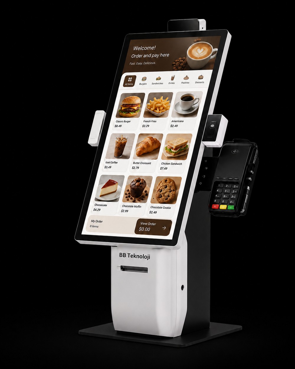 Self Order Mini 21 inç kiosk